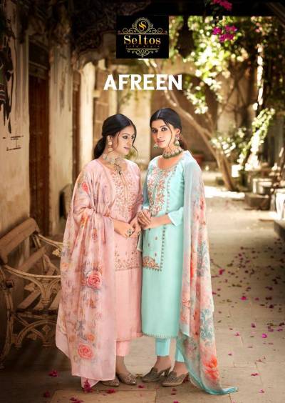 Afreen By Seltos Designer Partywear Salwar Kameez Collection